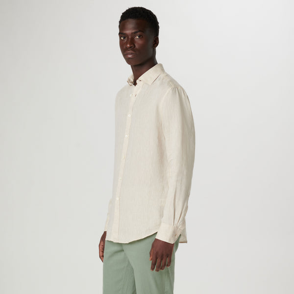 Bugatchi Axel Solid Linen Shirt