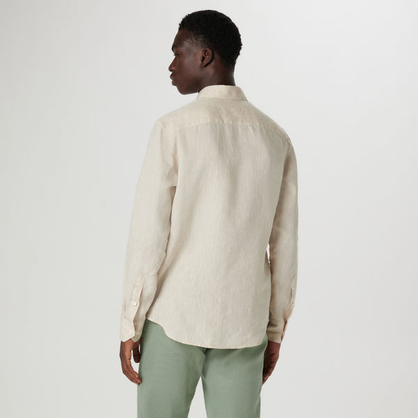Bugatchi Axel Solid Linen Shirt