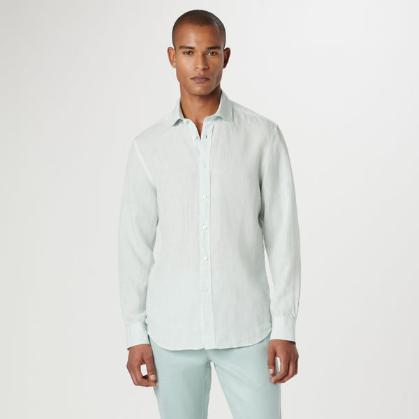 Bugatchi Axel Solid Linen Shirt