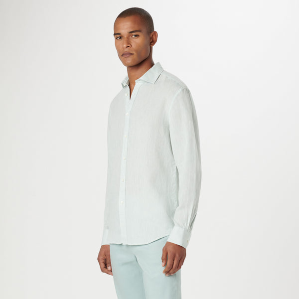 Bugatchi Axel Solid Linen Shirt