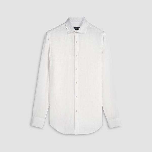 Bugatchi Axel Solid Linen Shirt