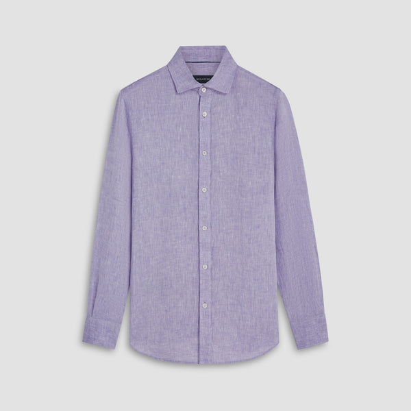 bugatchi Axel Solid Linen Shirt