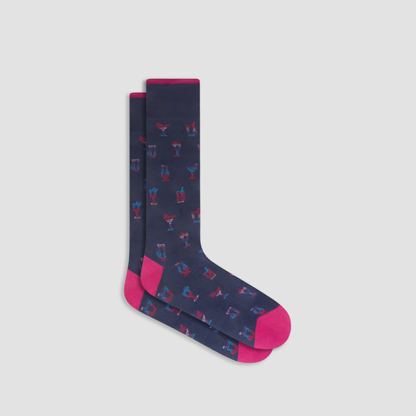 bugatchi Cocktail Mid-Calf Socks