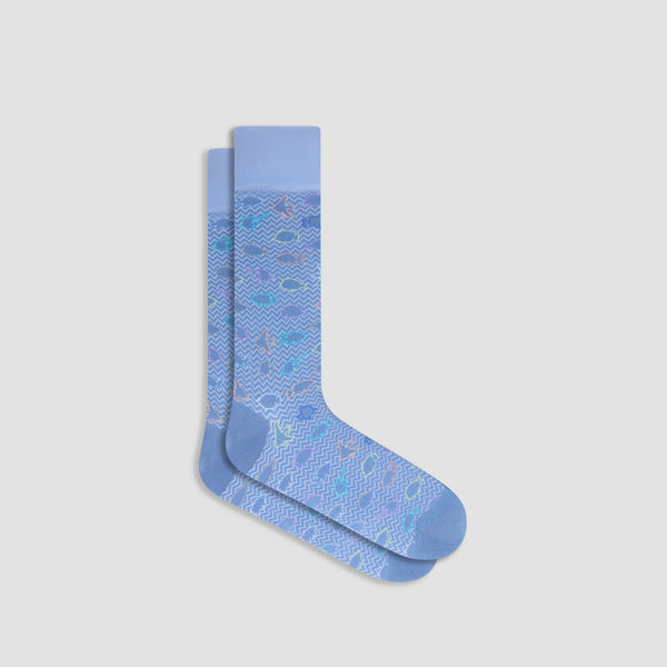 bugatchi Fish Mid-Calf Socks