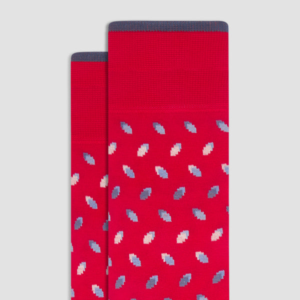 Bugatchi Geometric Mid-Calf Sock