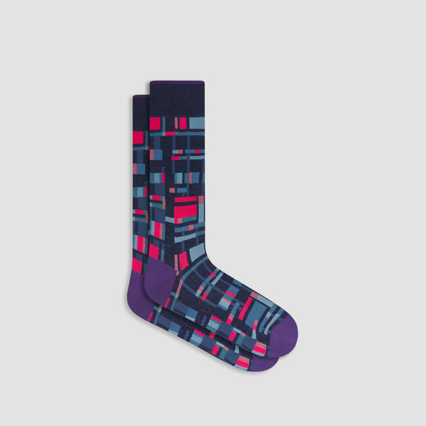 bugatchi Geometric Mid-Calf Sock