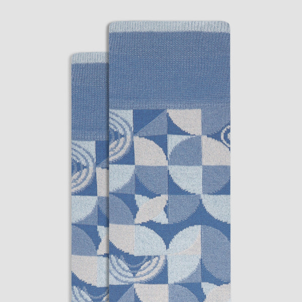 Bugatchi Geometric Mid-Calf Sock