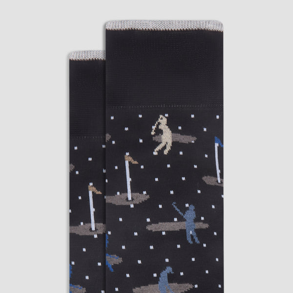 Bugatchi Golfer Mid-Calf Socks