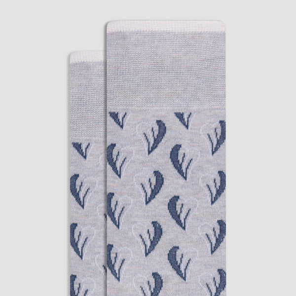 Bugatchi Heart Mid-Calf Socks