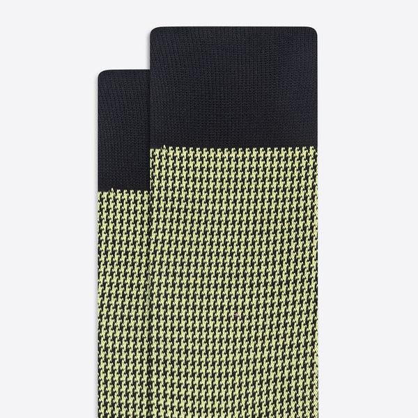Bugatchi Houndstooth Mid-Calf Socks