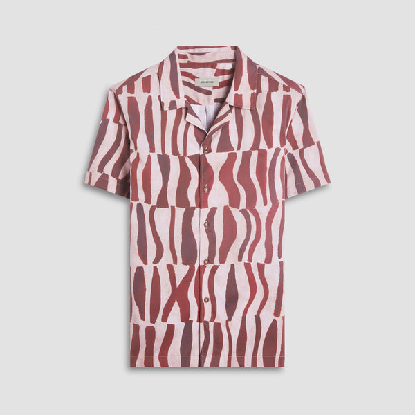 bugatchi Jackson Abstract Zebra Camp Shirt