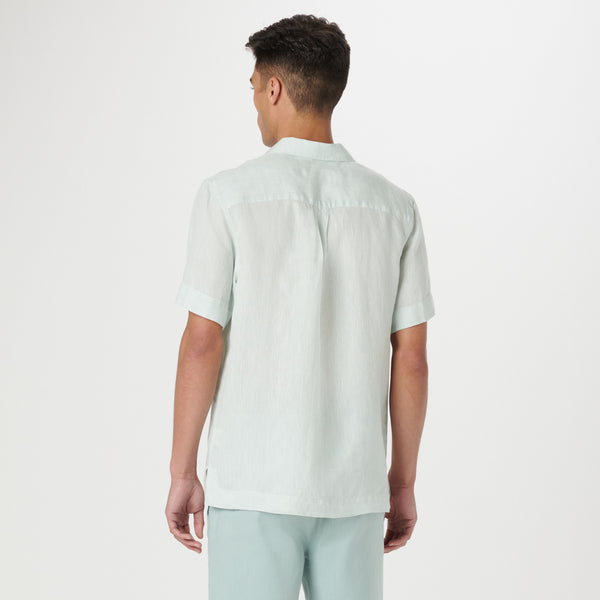 Bugatchi Jackson Solid Linen Camp Shirt