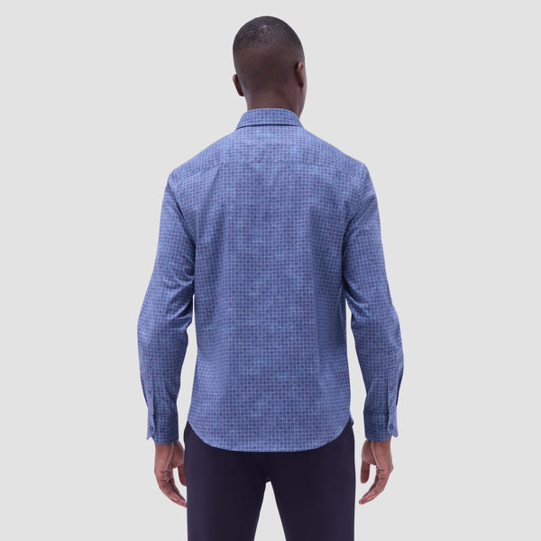 Bugatchi Julian Floral Inspired Geometric Shirt