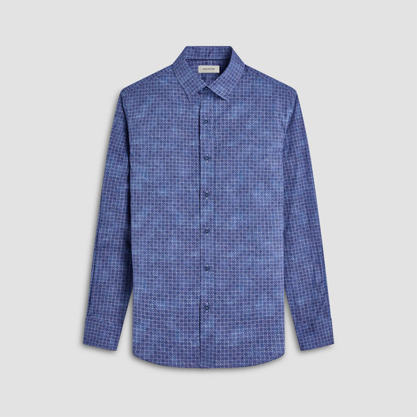 bugatchi Julian Floral Inspired Geometric Shirt
