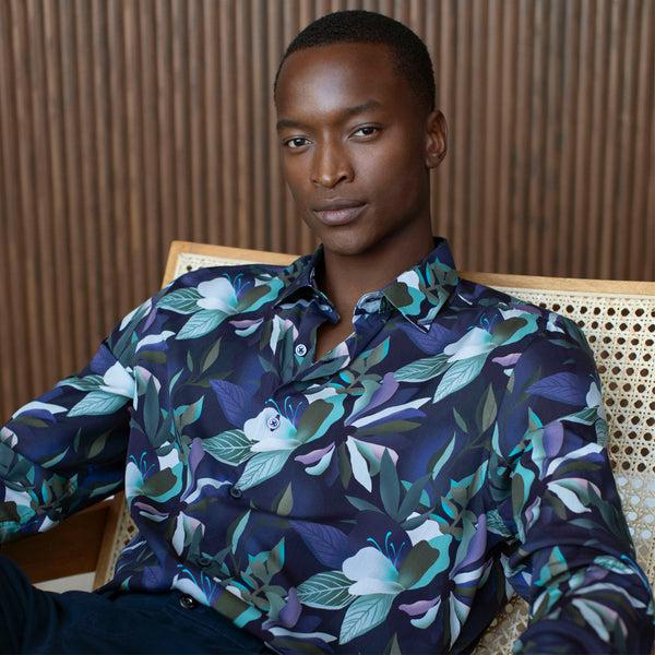 bugatchi Julian Floral Shirt