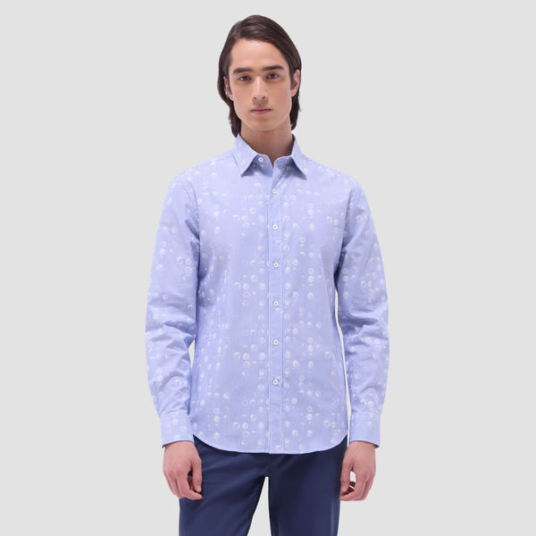 Bugatchi Karl Dot & Stripe Shirt