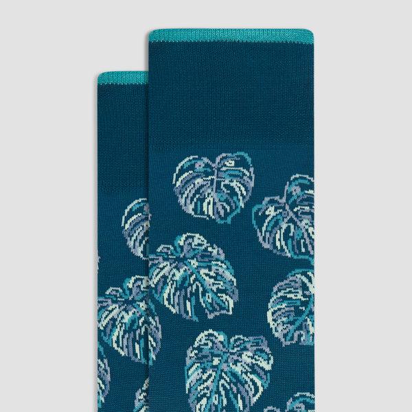 Bugatchi Leaf Mid-Calf Socks