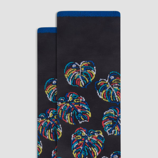 Bugatchi Leaf Mid-Calf Socks
