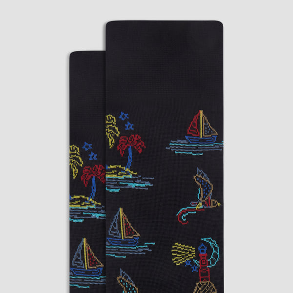 Bugatchi Nautical Mid-Calf Socks