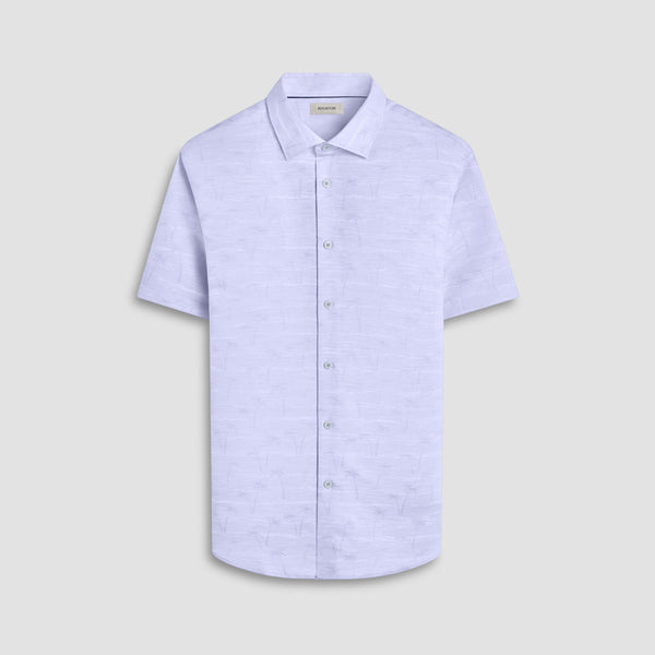 bugatchi Orson Palm Tree Short-Sleeve Shirt