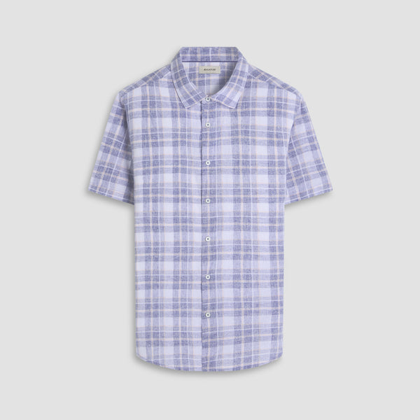 bugatchi Orson Plaid Short-Sleeve Shirt