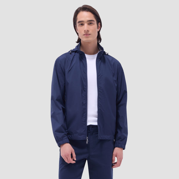 Bugatchi Packable Nylon Windbreaker Jacket
