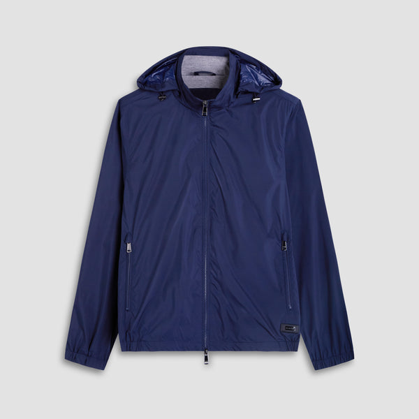 bugatchi Packable Nylon Windbreaker Jacket