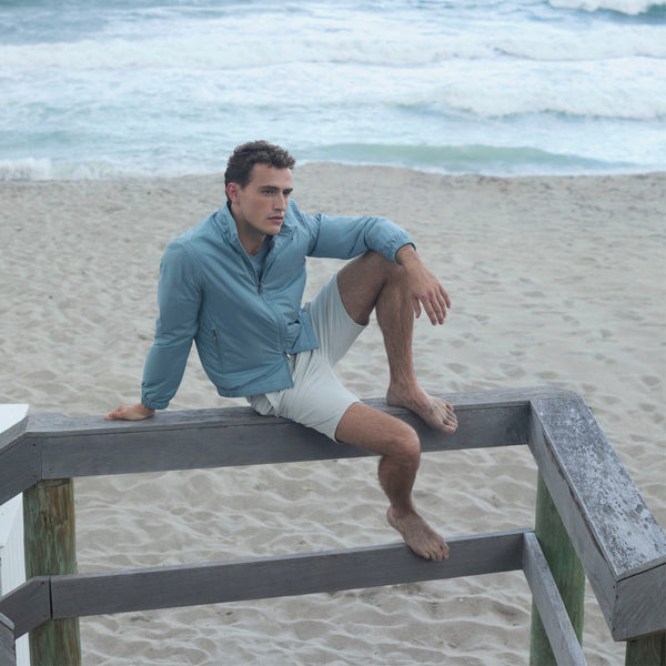 bugatchi Packable Nylon Windbreaker Jacket