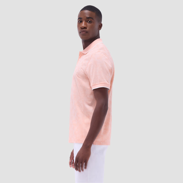 Bugatchi Palm Tree Jacquard Polo Shirt