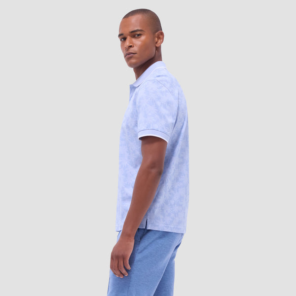 Bugatchi Palm Tree Jacquard Polo Shirt