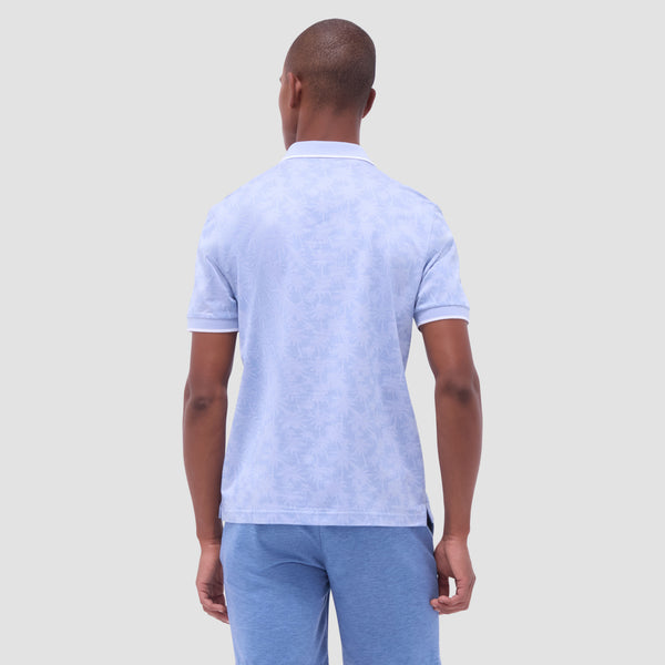 Bugatchi Palm Tree Jacquard Polo Shirt