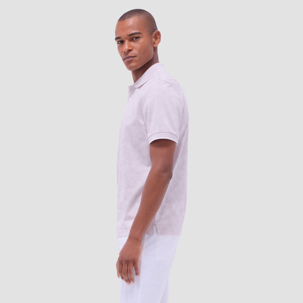 Bugatchi Palm Tree Jacquard Polo Shirt