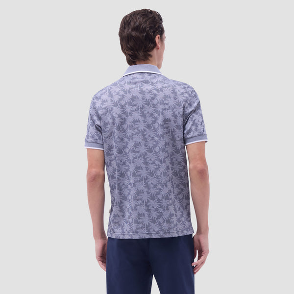 Bugatchi Palm Tree Jacquard Polo Shirt