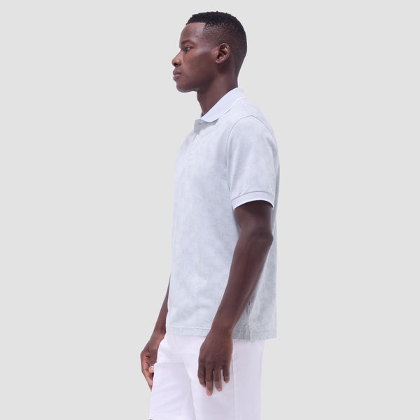 Bugatchi Palm Tree Jacquard Polo Shirt
