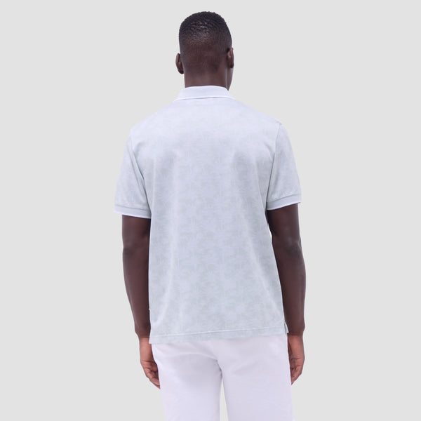 Bugatchi Palm Tree Jacquard Polo Shirt