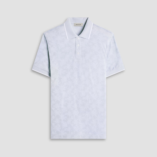 bugatchi Palm Tree Jacquard Polo Shirt