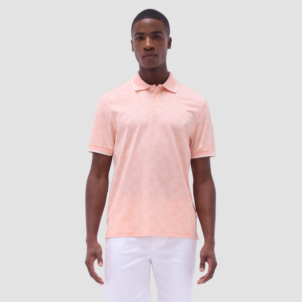 Bugatchi Palm Tree Jacquard Polo Shirt