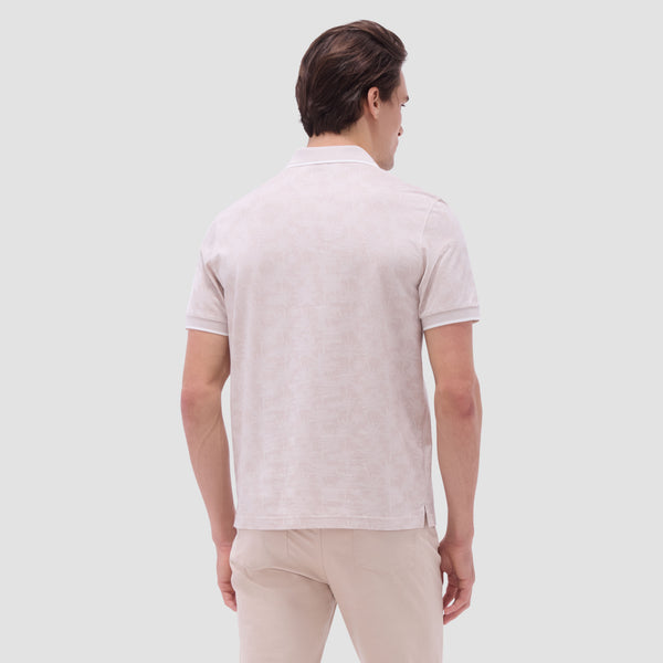Bugatchi Palm Tree Jacquard Polo Shirt