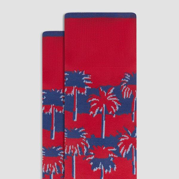 Bugatchi Palm Tree Mid-Calf Socks