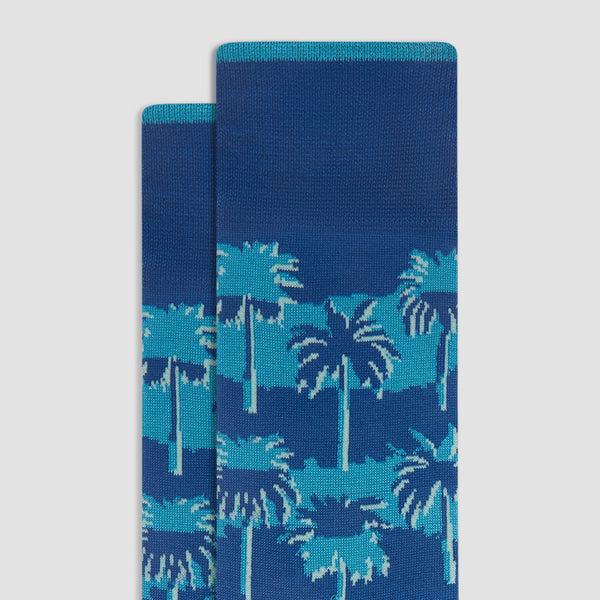 Bugatchi Palm Tree Mid-Calf Socks