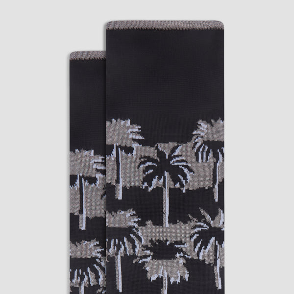 Bugatchi Palm Tree Mid-Calf Socks