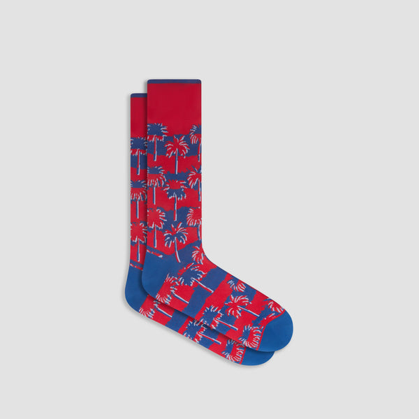 bugatchi Palm Tree Mid-Calf Socks