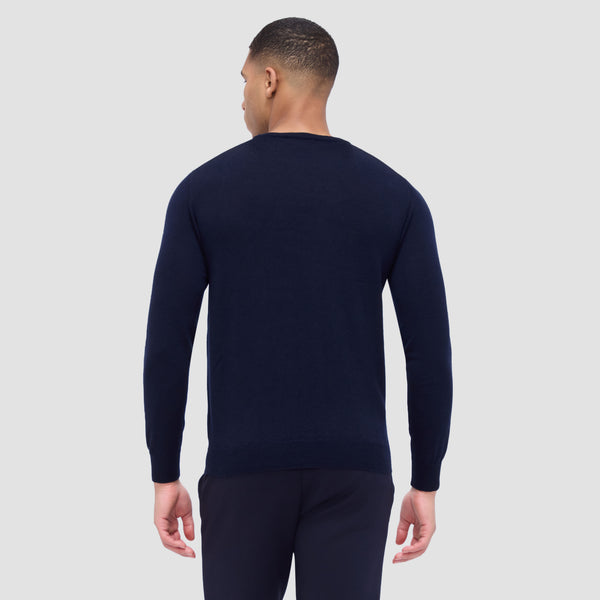 Bugatchi Scott Crew Neck Super Merino™ Sweater