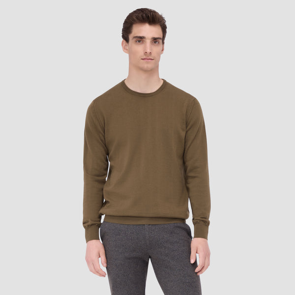 Bugatchi Scott Crew Neck Super Merino™ Sweater