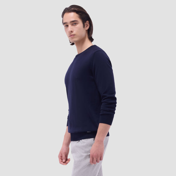 Bugatchi Scott Crew Neck Super Merino™ Sweater