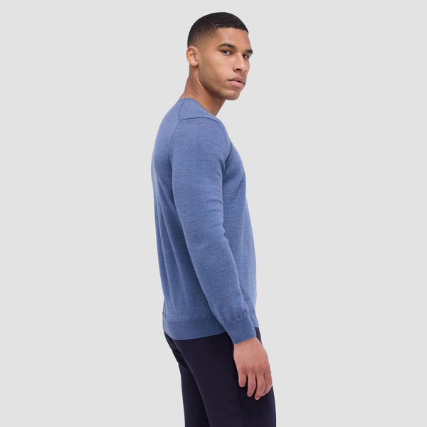 Bugatchi Scott Crew Neck Super Merino™ Sweater