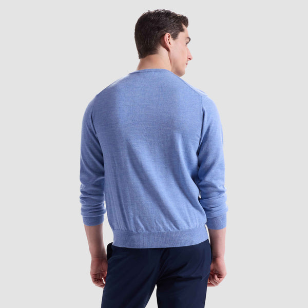 Bugatchi Scott Crew Neck Super Merino™ Sweater
