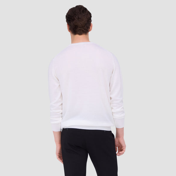 Bugatchi Scott Crew Neck Super Merino™ Sweater