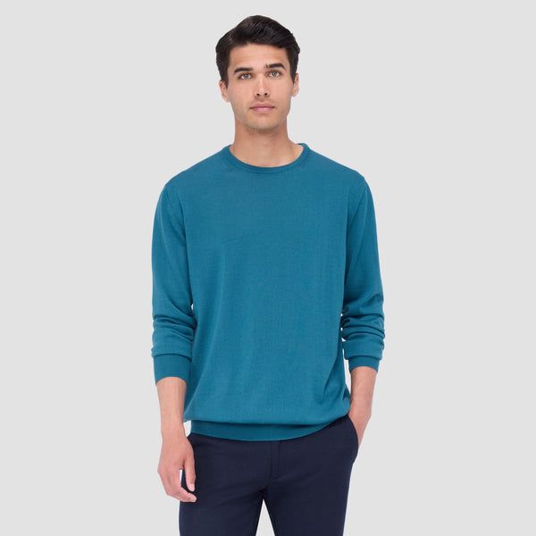 Bugatchi Scott Crew Neck Super Merino™ Sweater