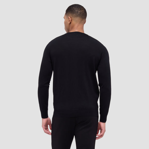 Bugatchi Scott Crew Neck Super Merino™ Sweater
